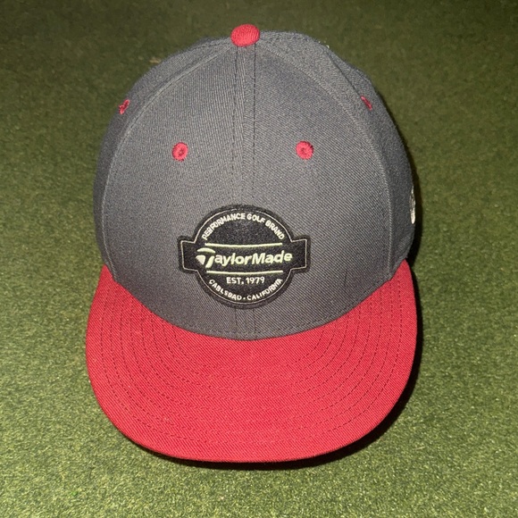 TaylorMade Other - TaylorMade Dark Blue and Burgundy Cap
